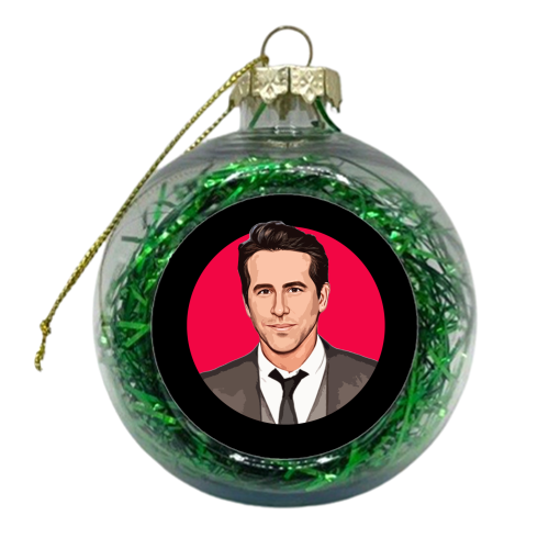 Ryan R - xmas bauble by DOLLY WOLFE