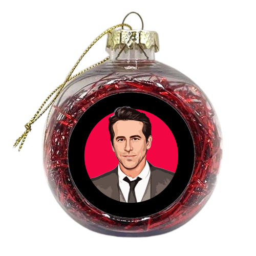 Ryan R - xmas bauble by DOLLY WOLFE