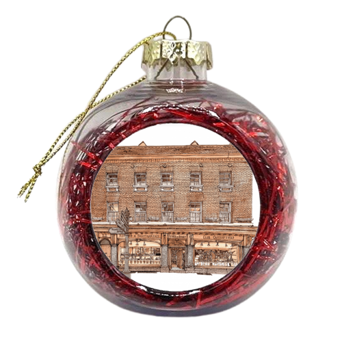 Ryder & Amies, Kings Parade, Cambridge - xmas bauble by piljam