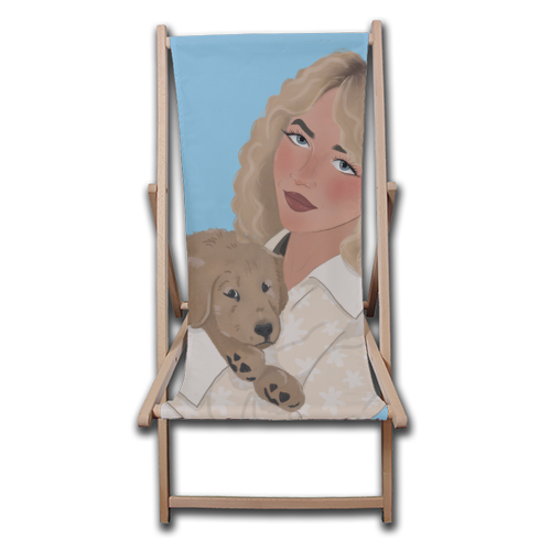 Sabrina - canvas deck chair by The Queer Store