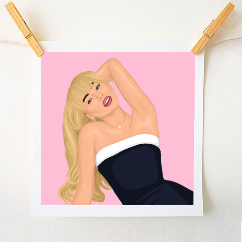 Sabrina Carpenter - A1 - A4 art print by By Rosybum