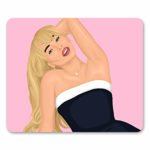 Sabrina Carpenter - mouse mat by By Rosybum