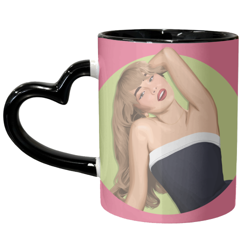 Sabrina Carpenter - unique mug by Pink and Pip