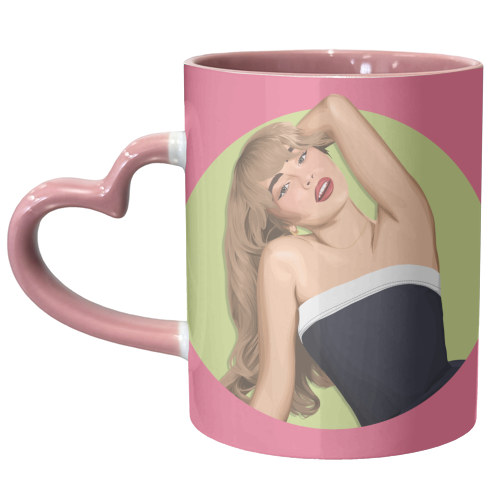 Sabrina Carpenter - unique mug by Pink and Pip
