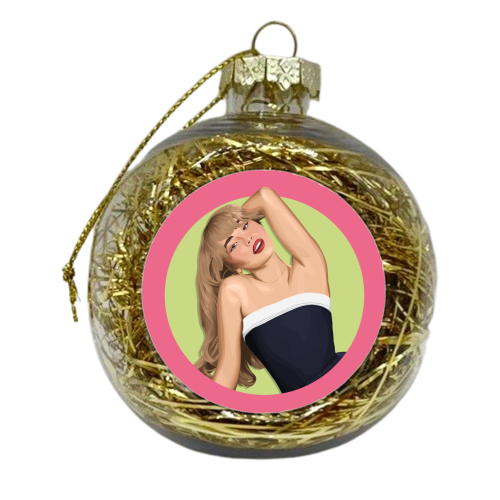 Sabrina Carpenter - xmas bauble by Pink and Pip