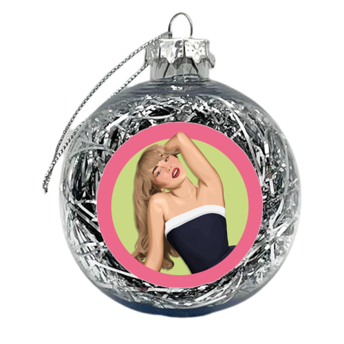 Sabrina Carpenter - xmas bauble by Pink and Pip