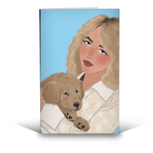 Sabrina - funny greeting card by The Queer Store