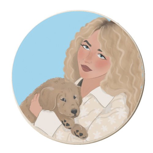 Sabrina - personalised beer coaster by The Queer Store