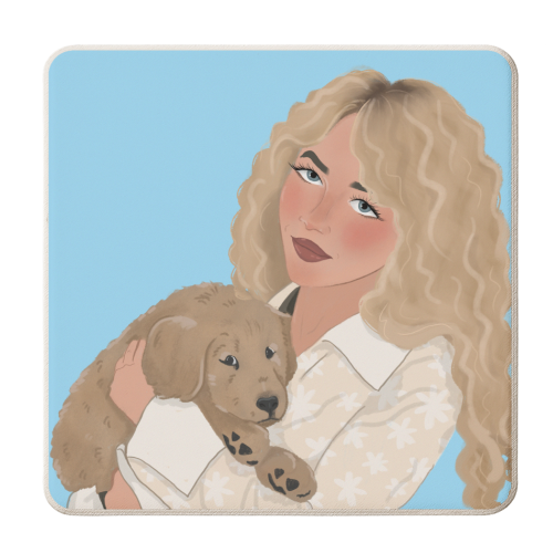 Sabrina - personalised beer coaster by The Queer Store