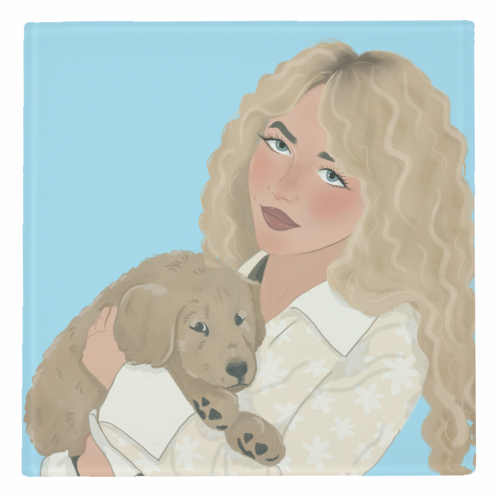 Sabrina - personalised beer coaster by The Queer Store