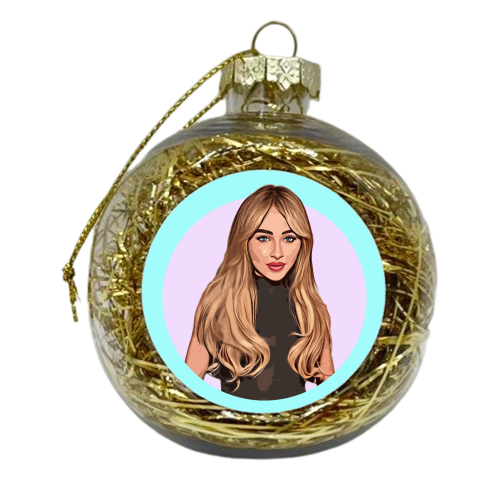 Sabrina - xmas bauble by DOLLY WOLFE