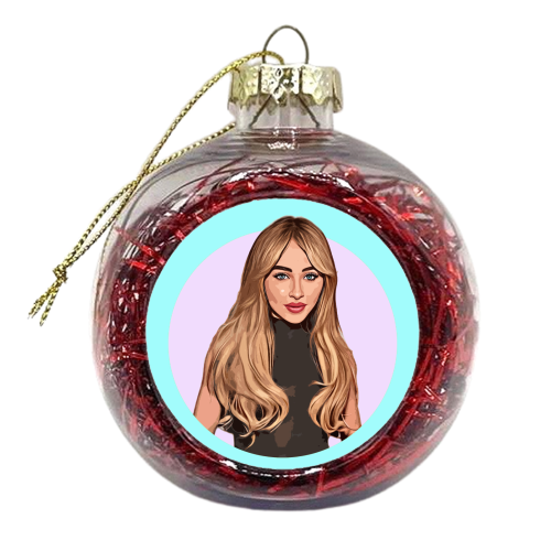 Sabrina - xmas bauble by DOLLY WOLFE