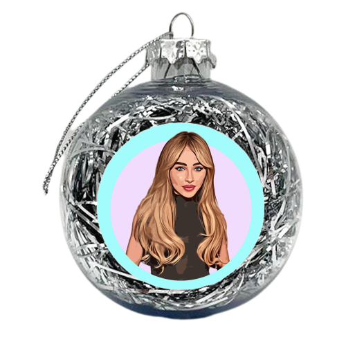 Sabrina - xmas bauble by DOLLY WOLFE