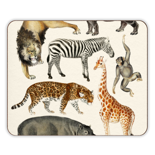 Safari Animals Collection - designer placemat by Gal Design