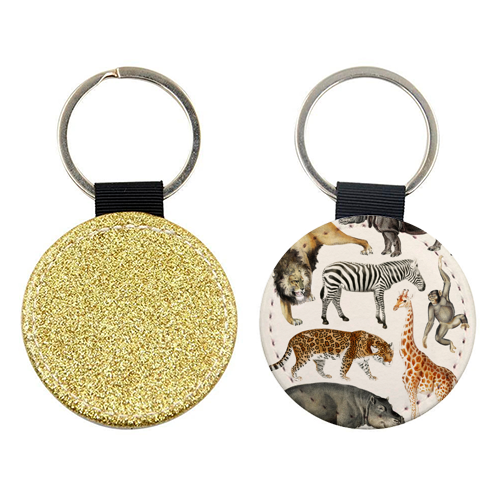Safari Animals Collection - keyring by Gal Design