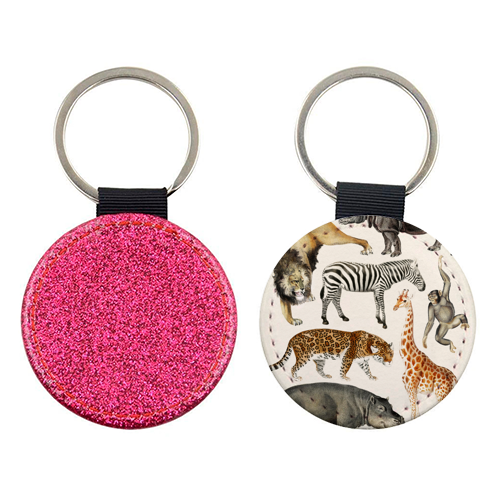 Safari Animals Collection - keyring by Gal Design