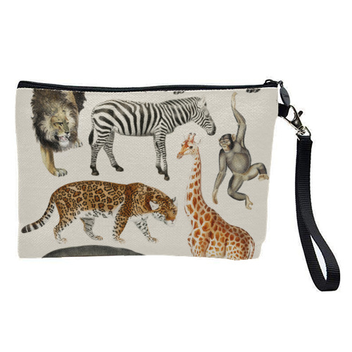 Safari Animals Collection - pretty makeup bag by Gal Design