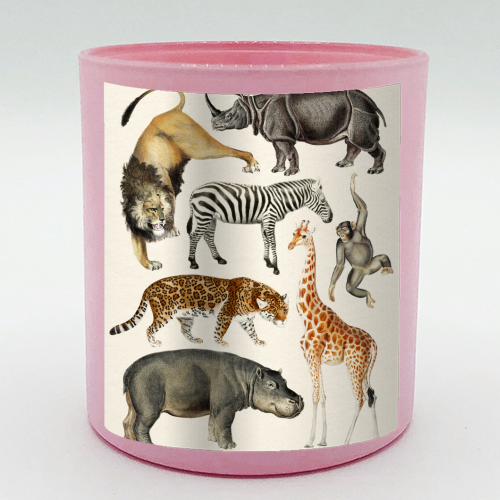 Safari Animals Collection - scented candle by Gal Design