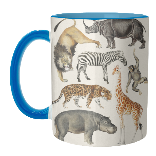 Safari Animals Collection - unique mug by Gal Design