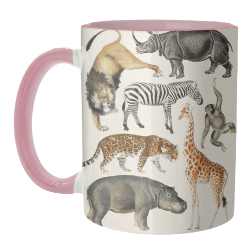 Safari Animals Collection - unique mug by Gal Design