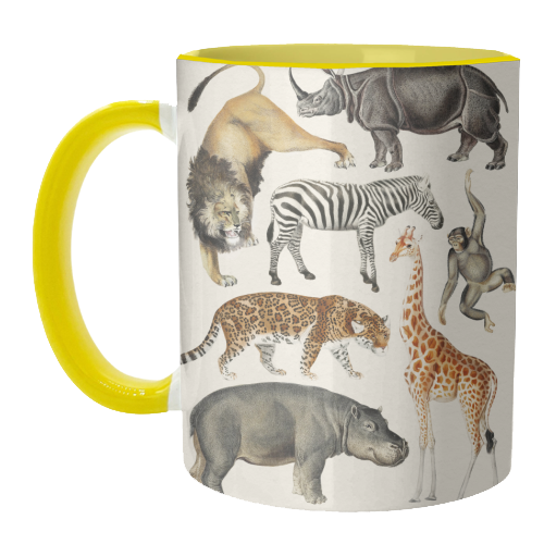 Safari Animals Collection - unique mug by Gal Design