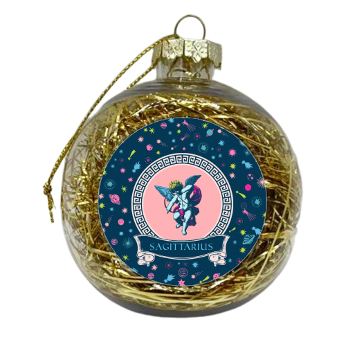 Sagittarius - xmas bauble by Wallace Elizabeth