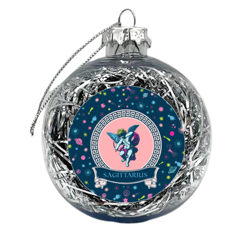 Sagittarius - xmas bauble by Wallace Elizabeth