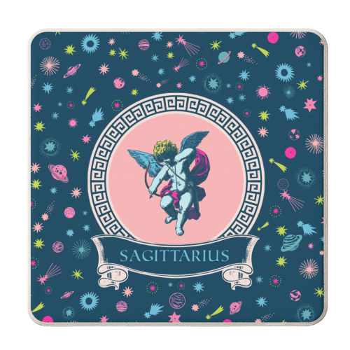 Sagittarius - personalised beer coaster by Wallace Elizabeth