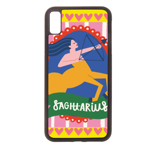 Sagittarius Star Sign Astrology Zodiac Illustration Design - stylish phone case by AbiGoLucky