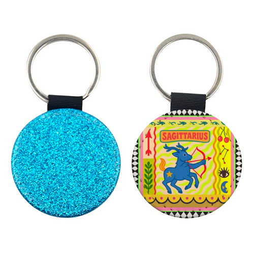 Sagittarius star sign - keyring by Wallace Elizabeth