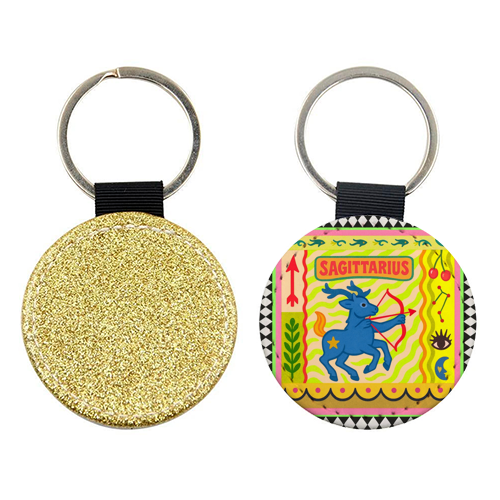 Sagittarius star sign - keyring by Wallace Elizabeth