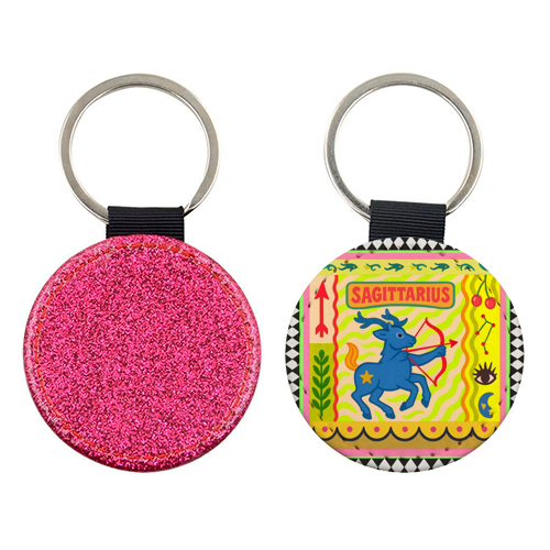 Sagittarius star sign - keyring by Wallace Elizabeth
