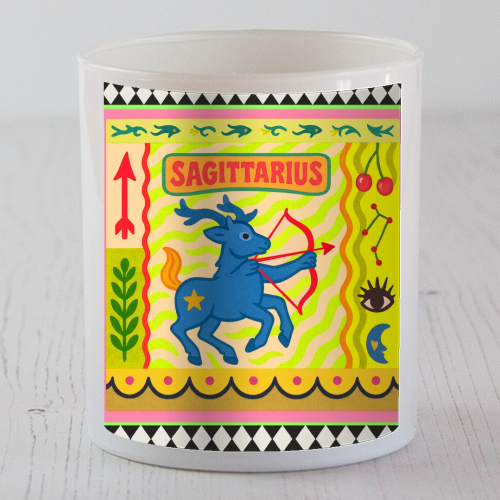 Sagittarius star sign - scented candle by Wallace Elizabeth