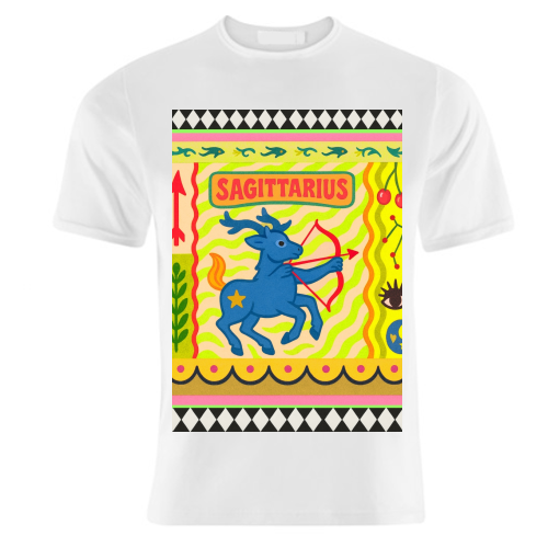Sagittarius star sign - unique t shirt by Wallace Elizabeth