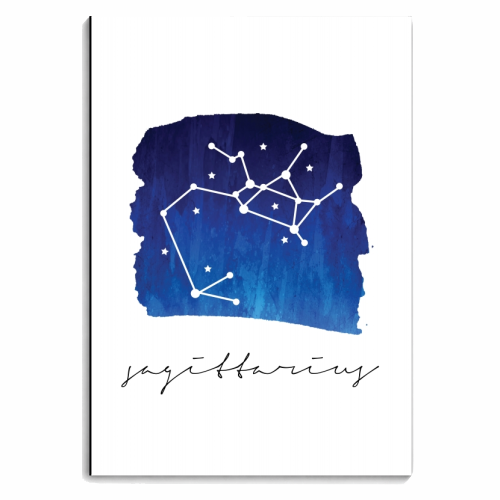 Sagittarius Zodiac Constellation - personalised A4, A5, A6 notebook by Toni Scott