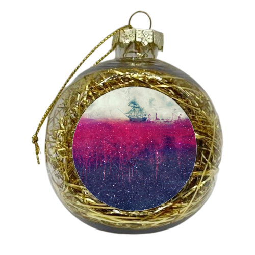 Sailing in dreams - xmas bauble by DejaReve