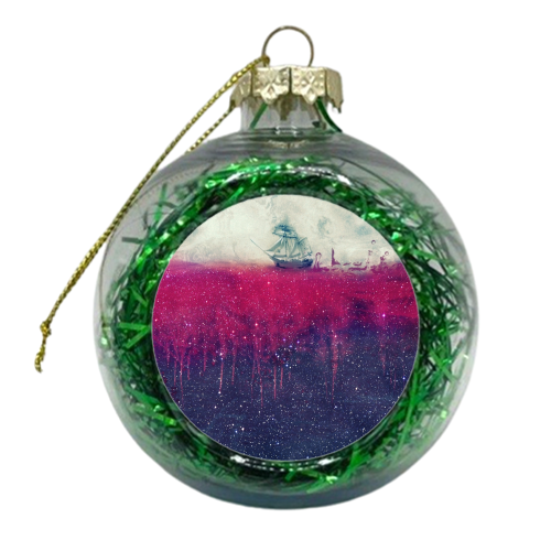 Sailing in dreams - xmas bauble by DejaReve
