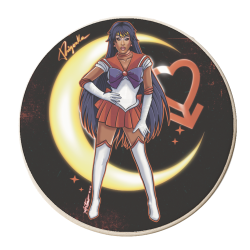 Sailor Priyanka - personalised beer coaster by ARTECCO