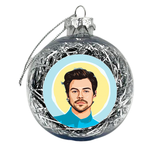 Saint Harry - xmas bauble by DOLLY WOLFE