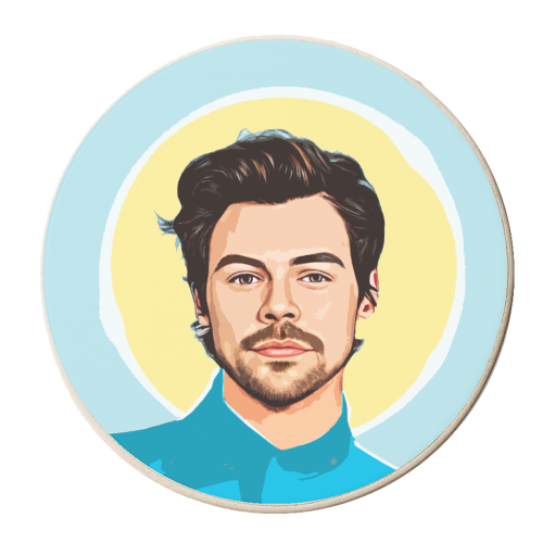 Saint Harry - personalised beer coaster by DOLLY WOLFE