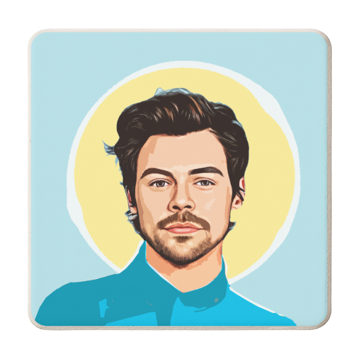 Saint Harry - personalised beer coaster by DOLLY WOLFE