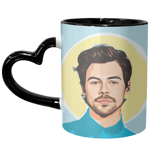 Saint Harry - unique mug by DOLLY WOLFE