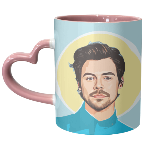 Saint Harry - unique mug by DOLLY WOLFE