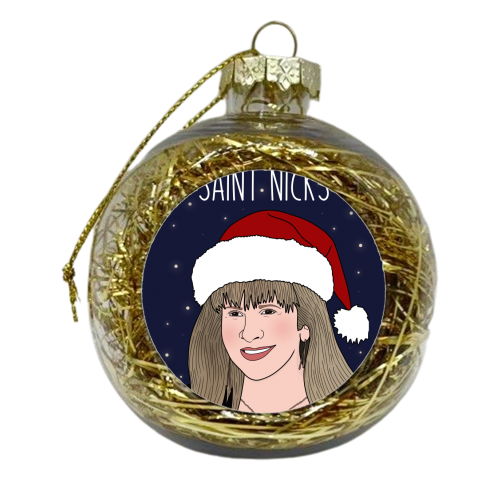 Saint Nicks - xmas bauble by Pink and Pip