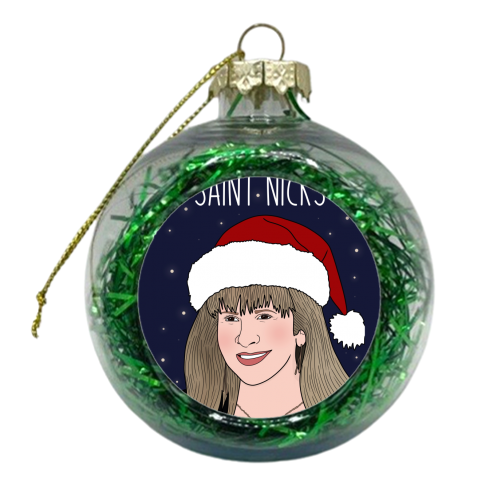 Saint Nicks - xmas bauble by Pink and Pip