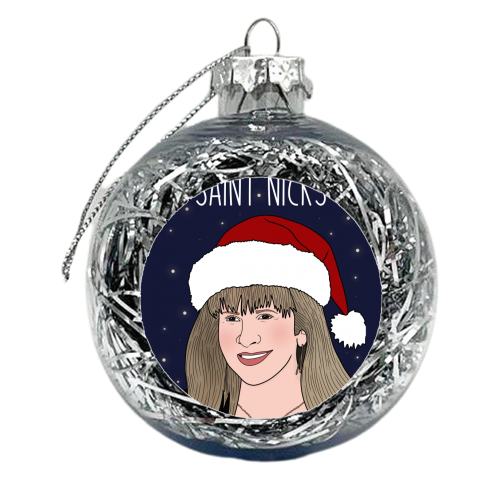 Saint Nicks - xmas bauble by Pink and Pip