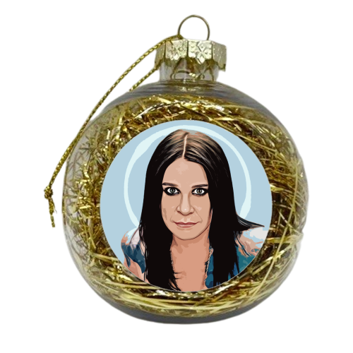 SAINT OZ - xmas bauble by DOLLY WOLFE