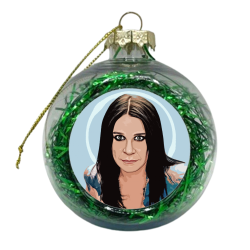 SAINT OZ - xmas bauble by DOLLY WOLFE