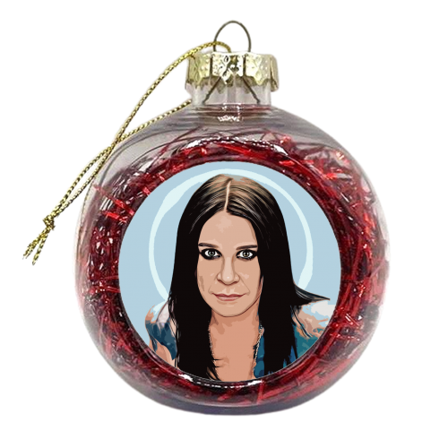 SAINT OZ - xmas bauble by DOLLY WOLFE