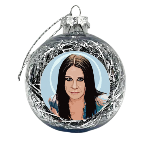 SAINT OZ - xmas bauble by DOLLY WOLFE